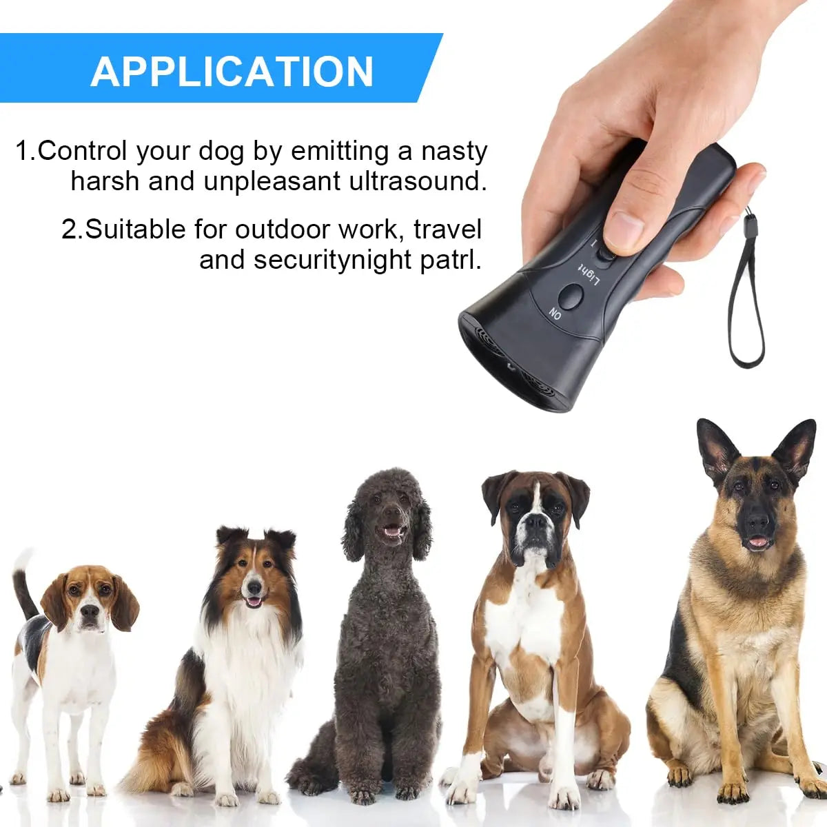 Ultrasonic Dog Bark Control Traine